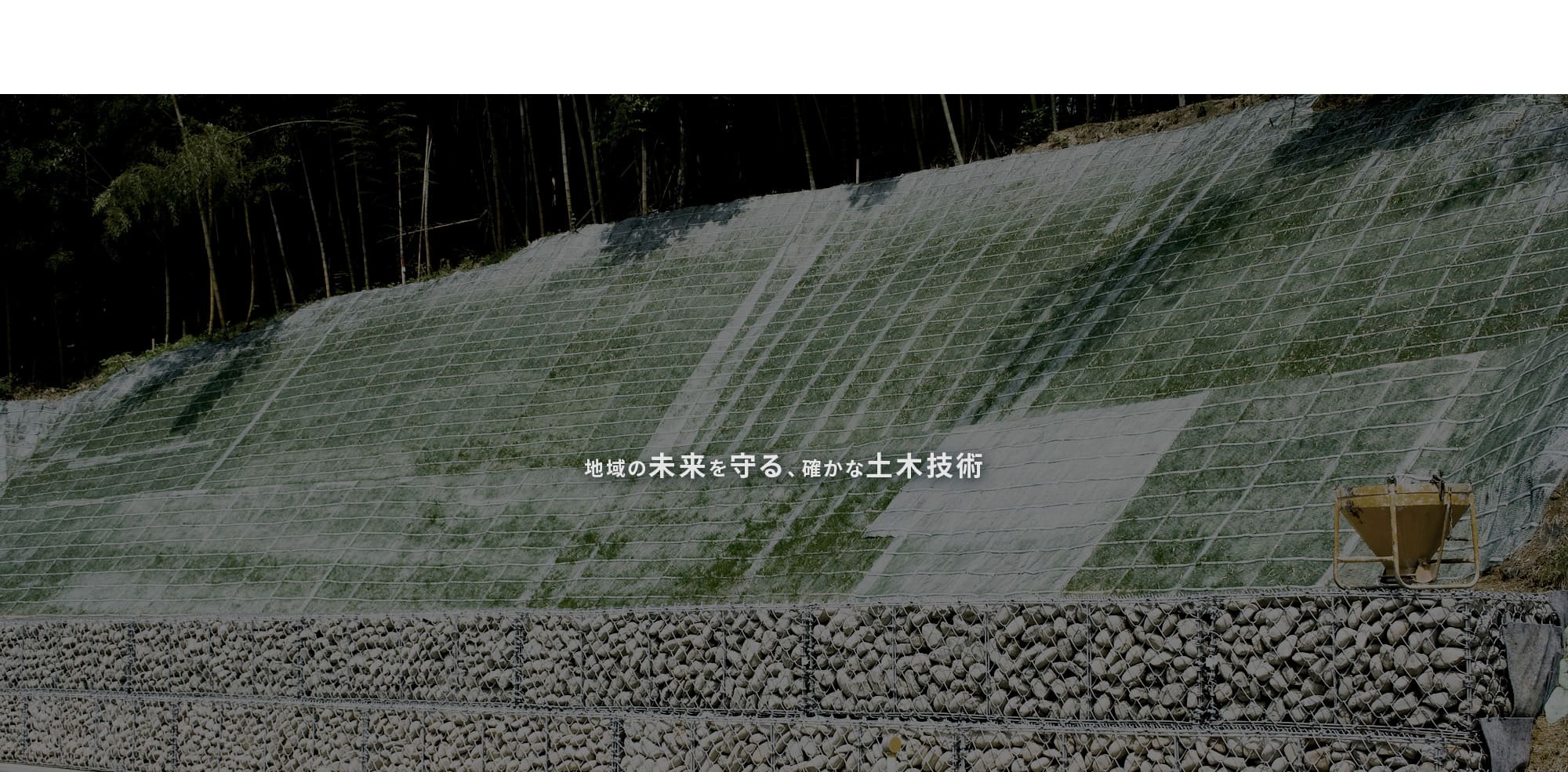 地域の未来を守る、確かな土木技術。